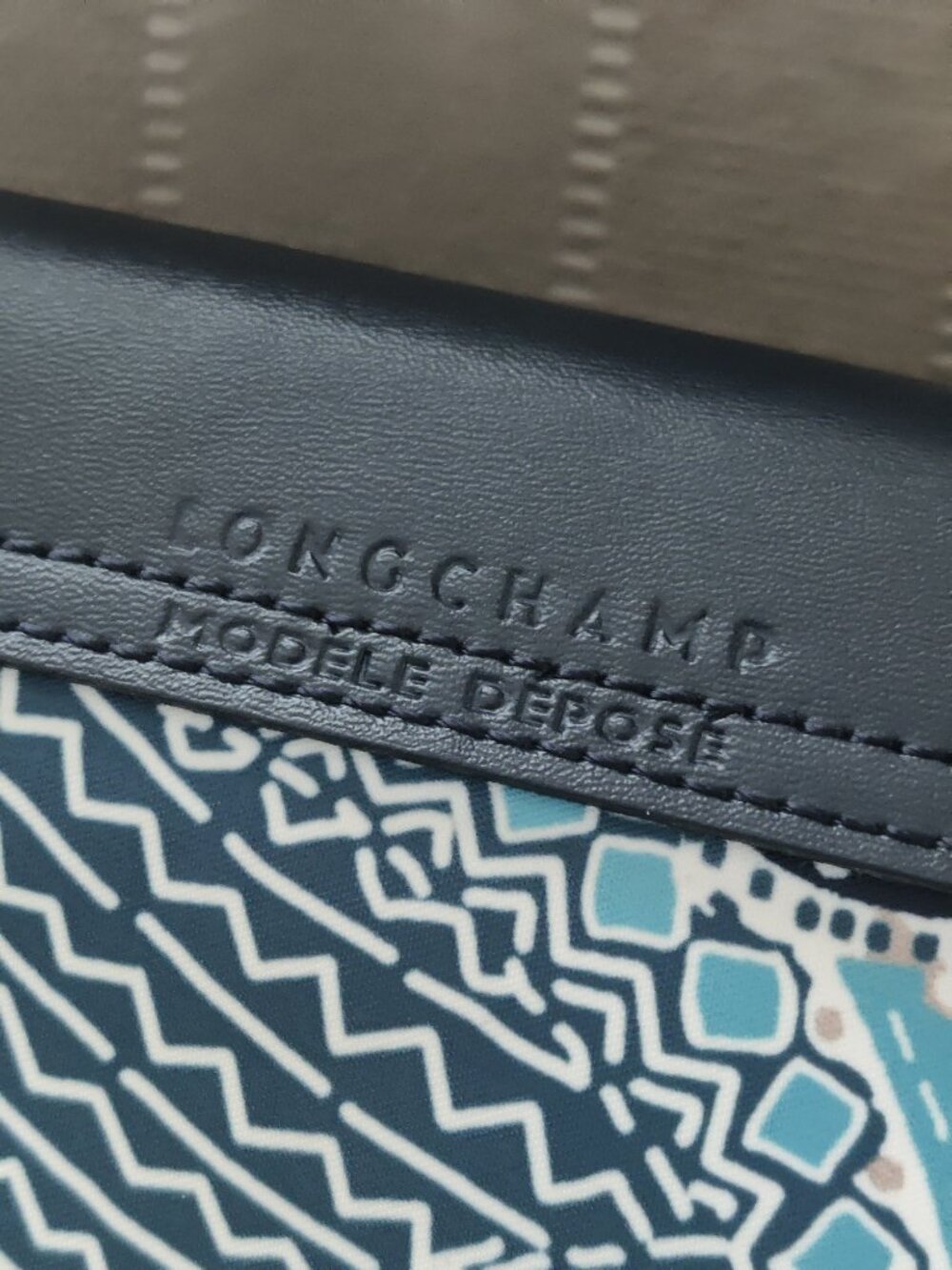 *SOLD* Longchamp Le Pliage NEO Canvas Bag Limited Edition Print in BLUE - Picture 4 of 8